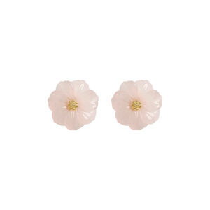 JENNIFER BEHR Wynne Earrings in Rose Quartz